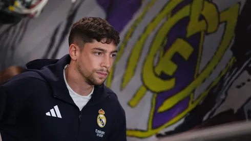 O meio-campista Federico Valverde, do Real Madrid (Angel Martinez/Getty Images)
