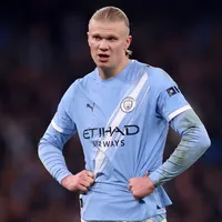 Erling Haaland treina e deve jogar contra o Real Madrid