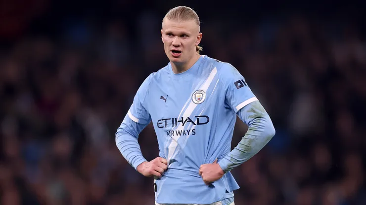 Erling Haaland, atacante do Manchester City. (Foto: Carl Recine/Getty Images)