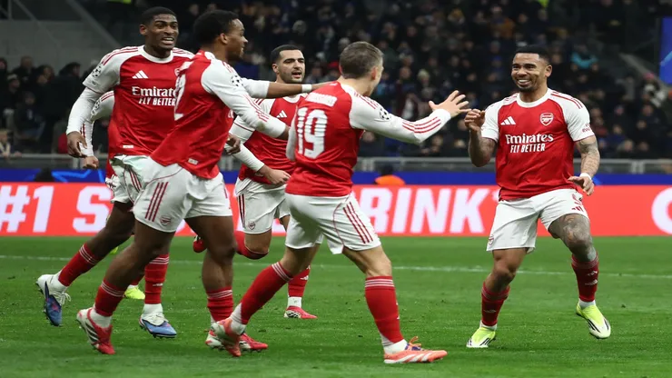 Arsenal em partida da Champions - Marco Luzzani/Getty Images