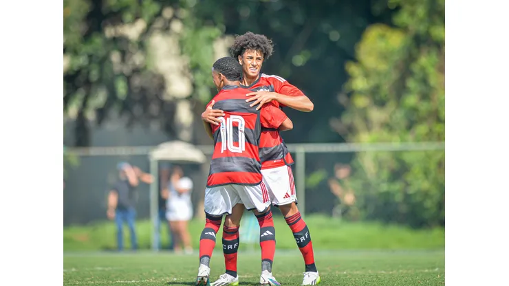 Ryan Roberto durante partida do Flamengo - Foto: Nayra Halm/Flamengo