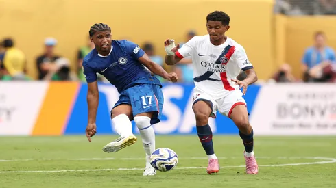 Andrey Santos na final do Mundial de Clubes entre Chelsea e PSG – Luke Hales/Getty Images 
