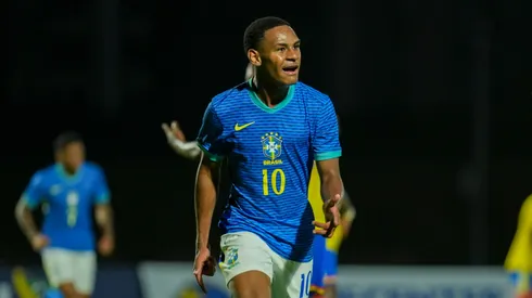 Eduardo Conceição em jogo da Seleção Sub-17 (Nelson Terme/CBF)
