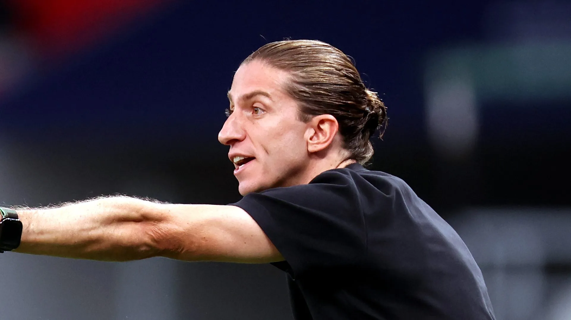 Filipe Luís em jogo do Flamengo