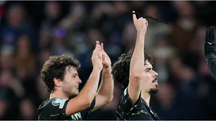 PSG vence Chelsea na Champions com gol de rara frieza marcado por Vitinha. (Photo by Franco Arland/Getty Images)