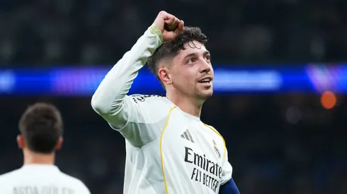 Valverde foi o grande destaque da noite no Bernabéu (Photo by Angel Martinez/Getty Images)