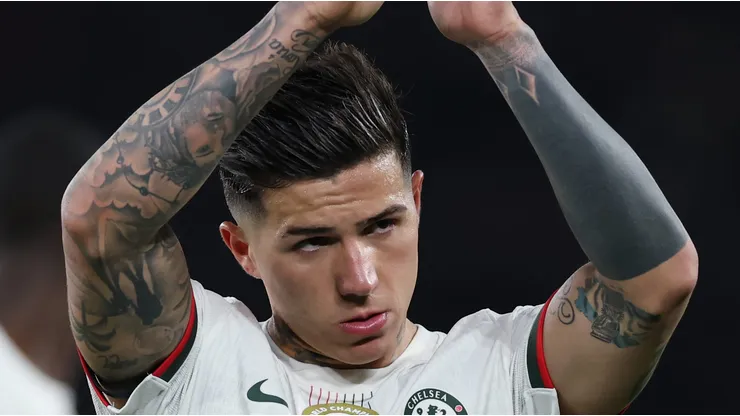 Enzo Fernández, alvo do PSG (Photo by Justin Setterfield/Getty Images)