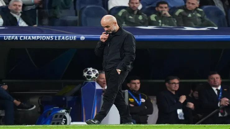 Pep Guardiola, técnico do Manchester City - Angel Martinez/Getty Images