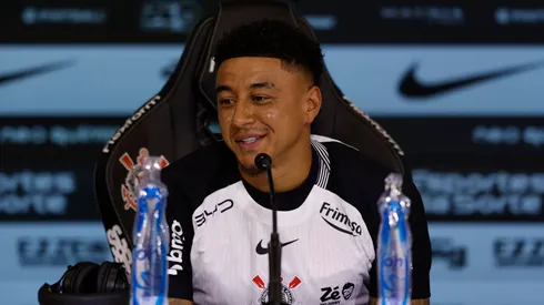 Lingard foi apresentado oficialmente pelo Corinthians
