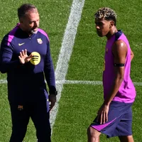 Lamine Yamal não treinou nesta quinta-feira (12)