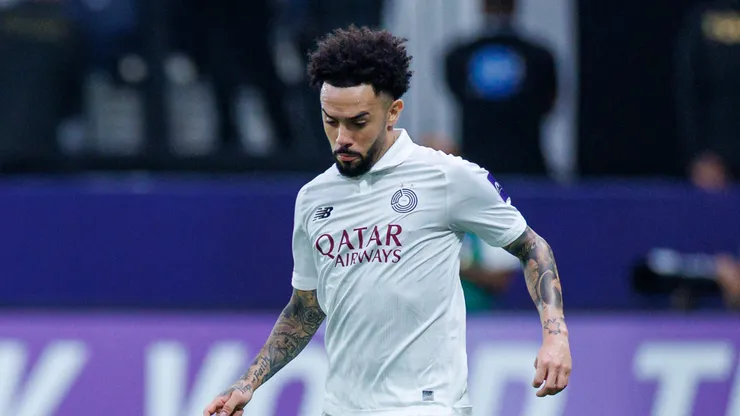 Claudinho, meia do Al-Sadd. (Foto: Abdullah Ahmed/Getty Images)