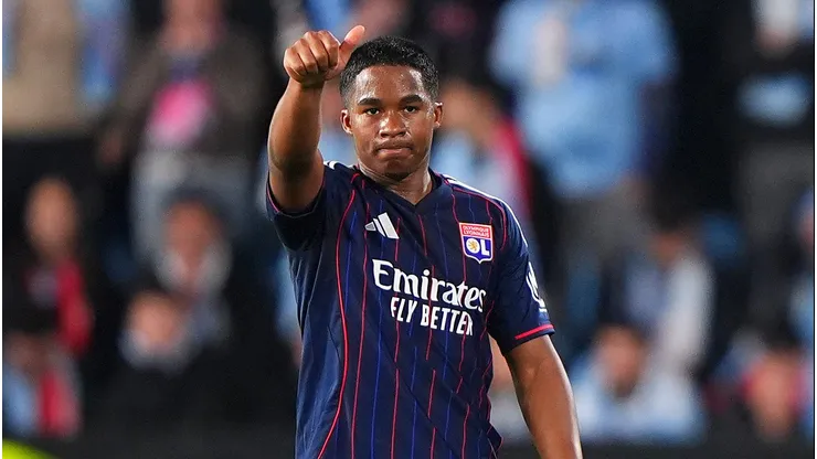 Endrick marca novamente pelo Lyon. Foto: Jose Manuel Alvarez Rey/Getty Images