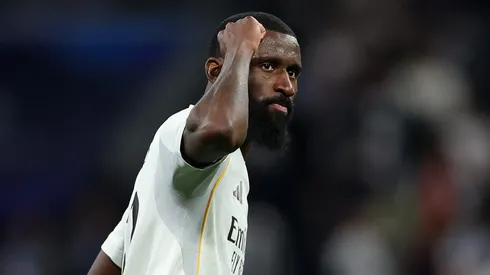 Rudiger durante jogo do Real Madrid. (Photo by Florencia Tan Jun/Getty Images)