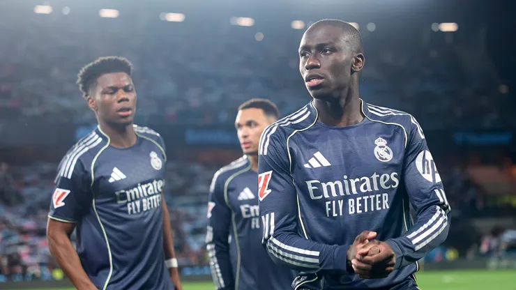O lateral Ferland Mendy em jogo do Real Madrid (Jose Manuel Alvarez Rey/Getty Images)