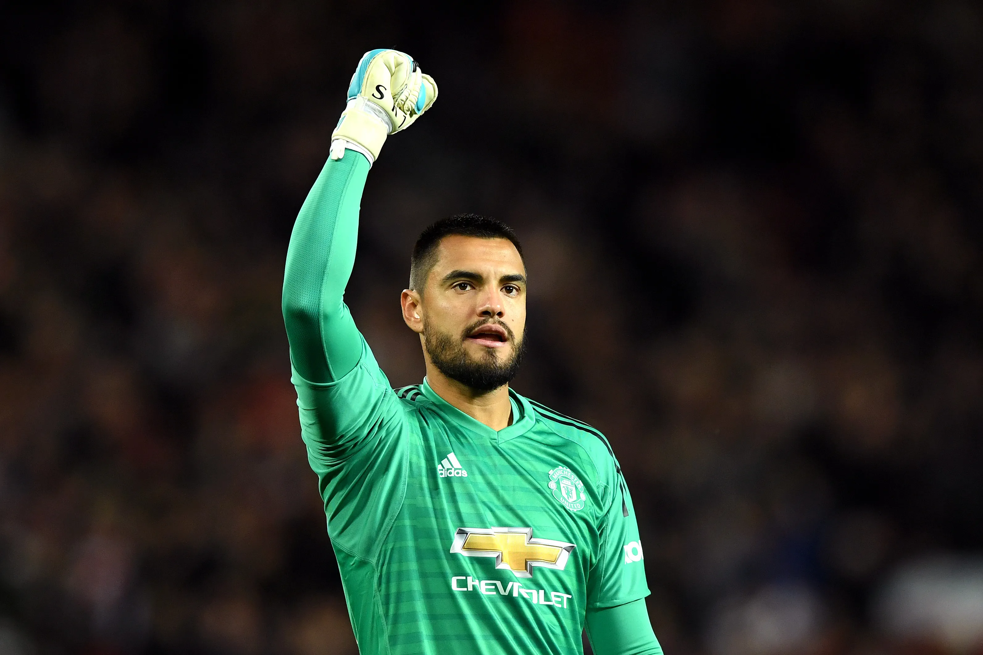 Sergio Romero durante passagem pelo Manchester United. Foto: Gareth Copley/Getty Images