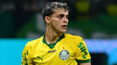 Ramón Sosa em campo com as cores do Palmeiras. Foto: Jota Erre/AGIF