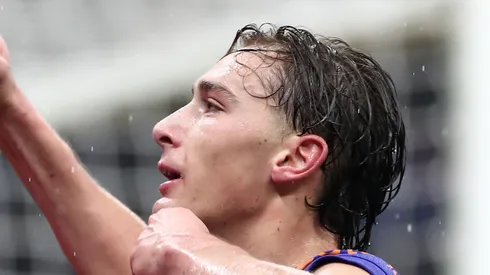 Pio Esposito entra no radar de United e Arsenal mas Inter recusa venda. (Foto de Marco Luzzani/Getty Images)