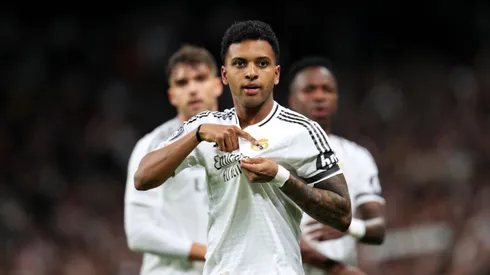 Rodrygo vai ser negociado pelo Real Madrid. Aitor Alcalde/Getty Images.