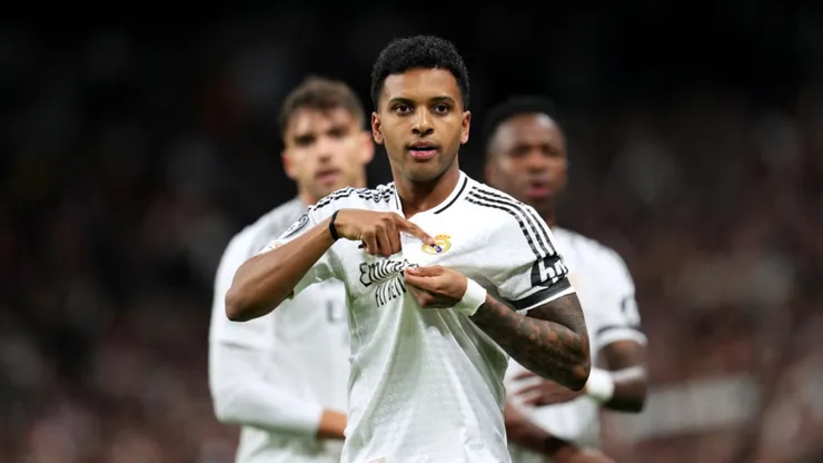 Rodrygo vai ser negociado pelo Real Madrid. Aitor Alcalde/Getty Images.