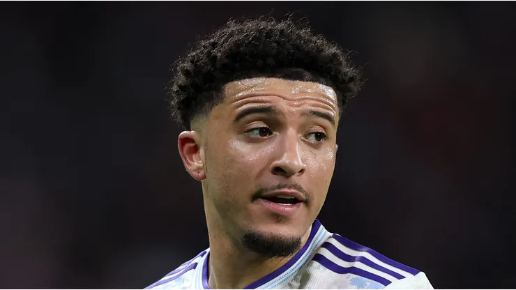 Manchester United deixa portas abertas para Sancho após fala de Carrick. (Photo by Justin Setterfield/Getty Images)