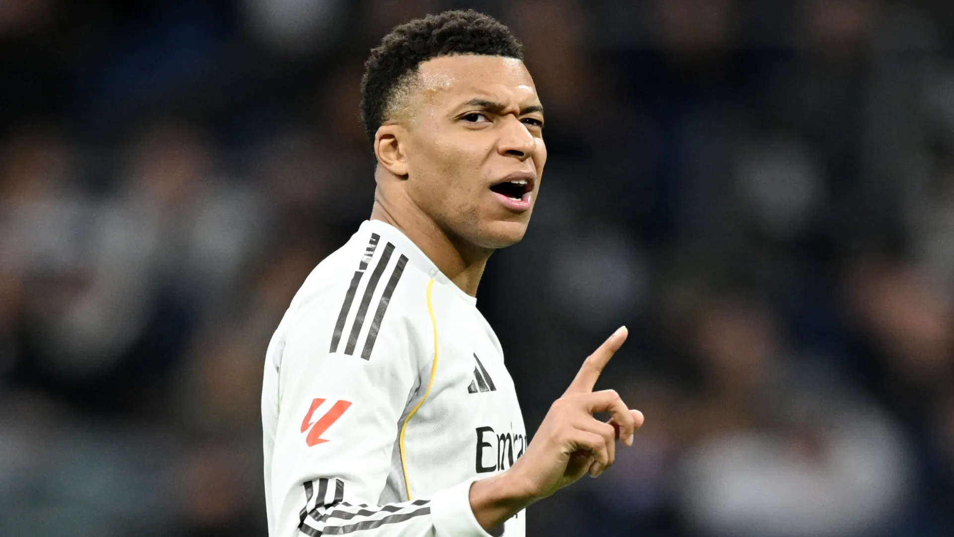 Kylian Mbappé pelo Real Madrid. Foto: Denis Doyle/Getty Images