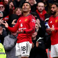Manchester United vence o Aston Villa com gols com Casemiro e Matheus Cunha