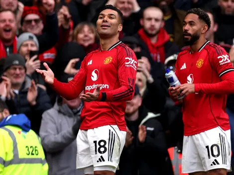 Manchester United vence o Aston Villa com gols com Casemiro e Matheus Cunha