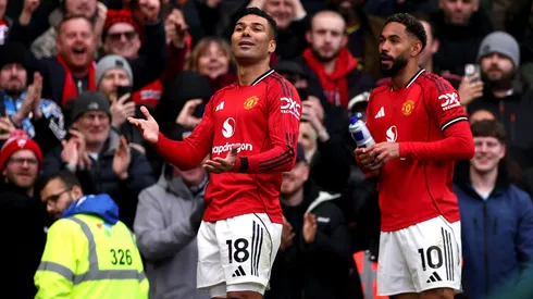 Casemiro e Matheus Cunha fizeram gols pelo Manchester United contra o Aston Villa