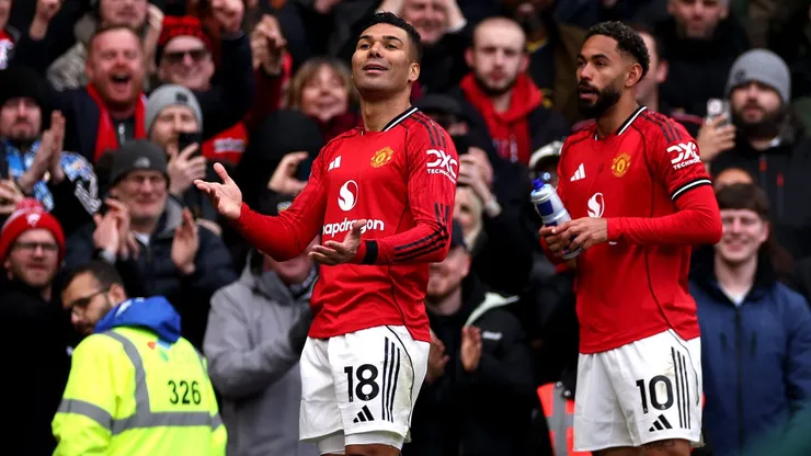 Casemiro e Matheus Cunha fizeram gols pelo Manchester United contra o Aston Villa