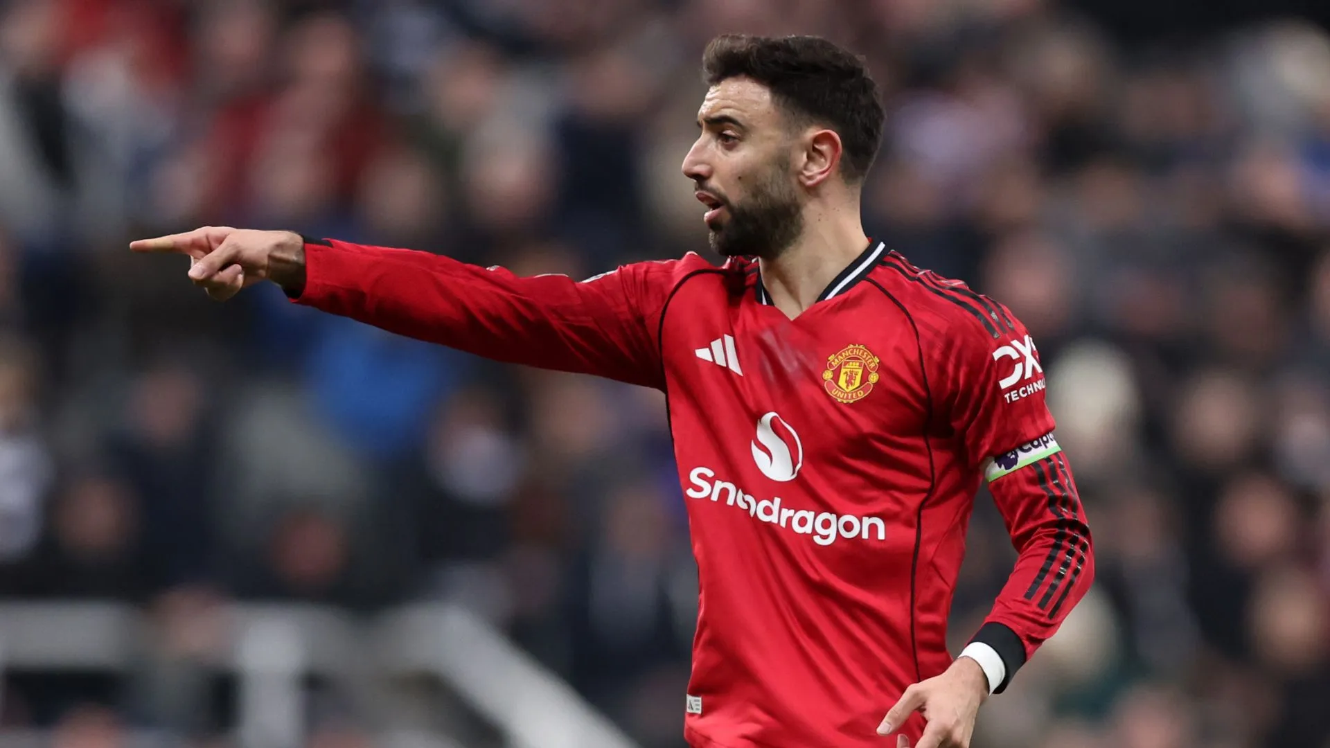 Bruno Fernandes também participou da vitória do Manchester United (foto: George Wood/Getty Images)