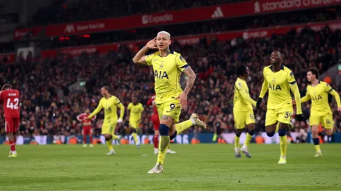 Richarlison fez gol no segundo tempo de Liverpool x Tottenham