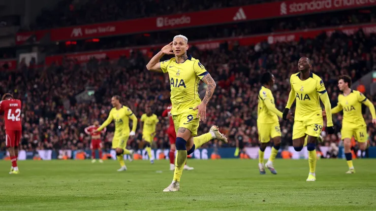 Richarlison fez gol no segundo tempo de Liverpool x Tottenham