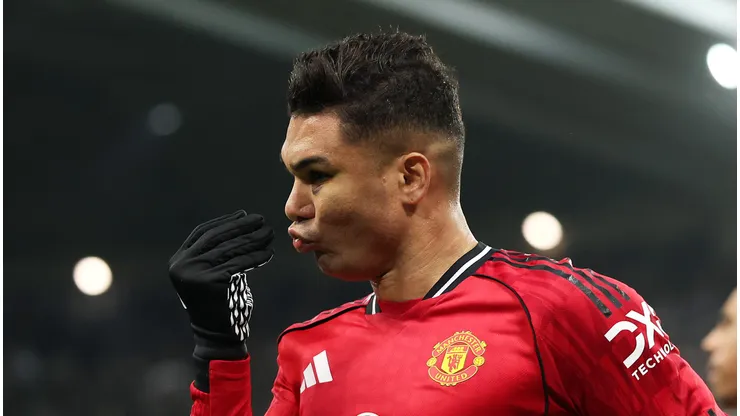 Casemiro brilha em vitória do Manchester United e torcida pede renovação. (Photo by Stu Forster/Getty Images)
