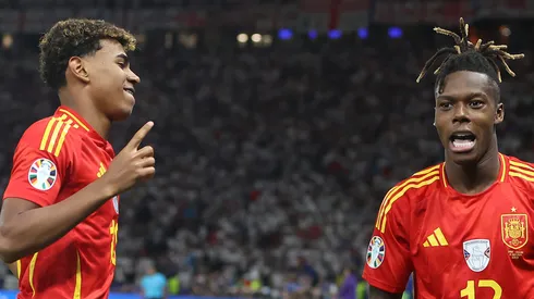 Lamine Yamal e Nico Williams. (Photo by Richard Pelham/Getty Images)