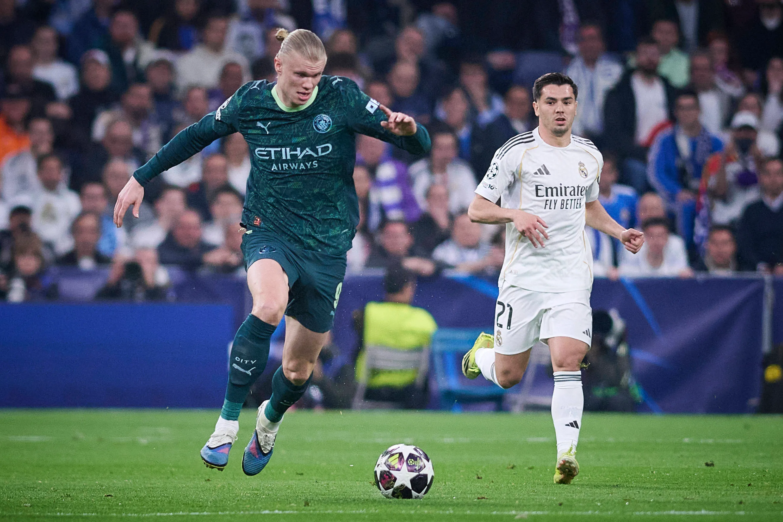 Haaland é o principal jogador do Manchester City e pode surpreender o Real Madrid. Foto: IMAGO / Alterphotos