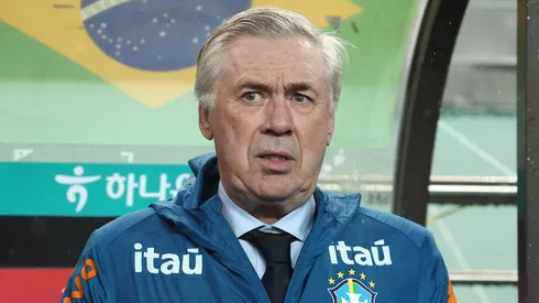 Carlo Ancelotti, da Seleção Brasileira. (Foto: Chung Sung-Jun/Getty Images)