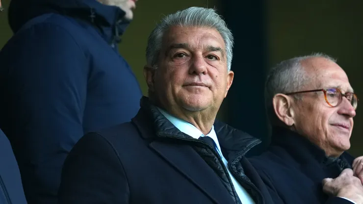 Joan Laporta, presidente do Barcelona. (Foto: Alex Caparros/Getty Images)