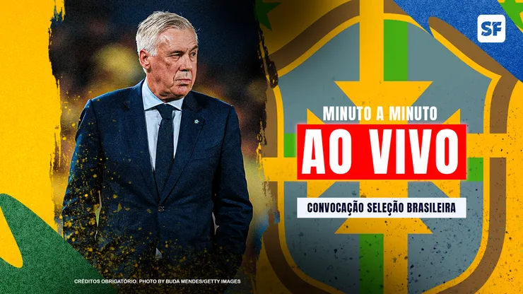 Ancelotti, técnico da Seleção Brasileira - Foto: Buda Mendes / Getty Images