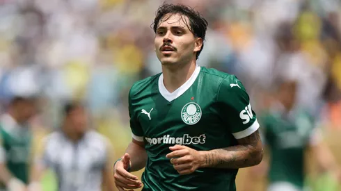 O meia Mauricio em jogo do Palmeiras (Francois Nel/Getty Images)