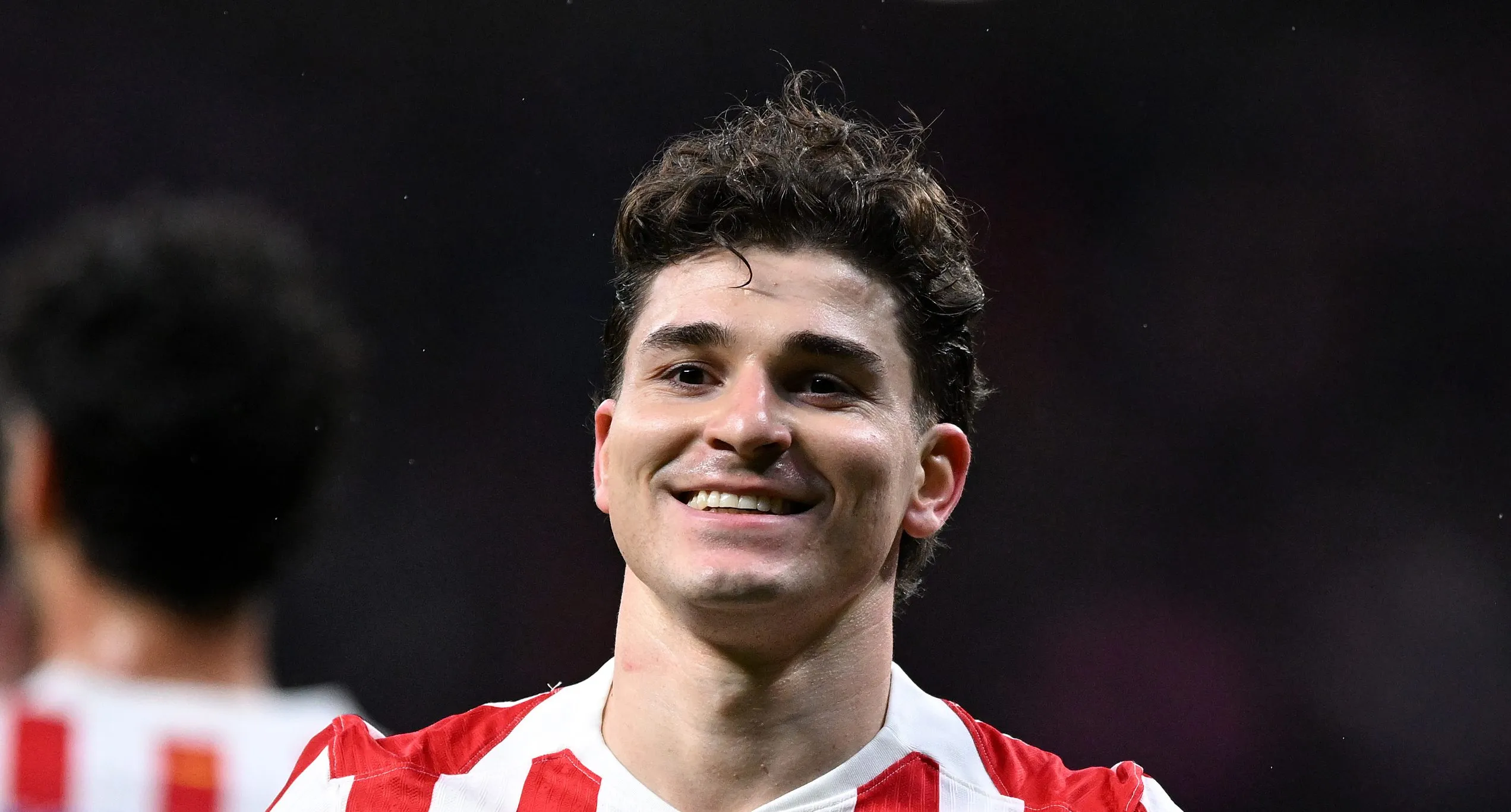 Julián Álvarez em campo pelo Atlético de Madrid