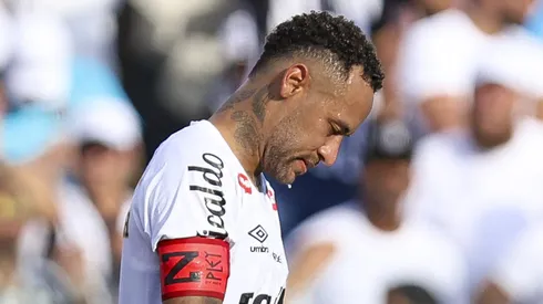 Neymar, atacante do Santos. (Photo by Ricardo Moreira/Getty Images)