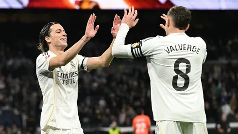 Álvaro Carreras e Fede Valverde, dupla do Real Madrid. (Foto: Denis Doyle/Getty Images)