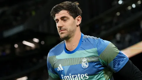 Courtois em campo pelo Real Madrid. Foto: Florencia Tan Jun/Getty Images