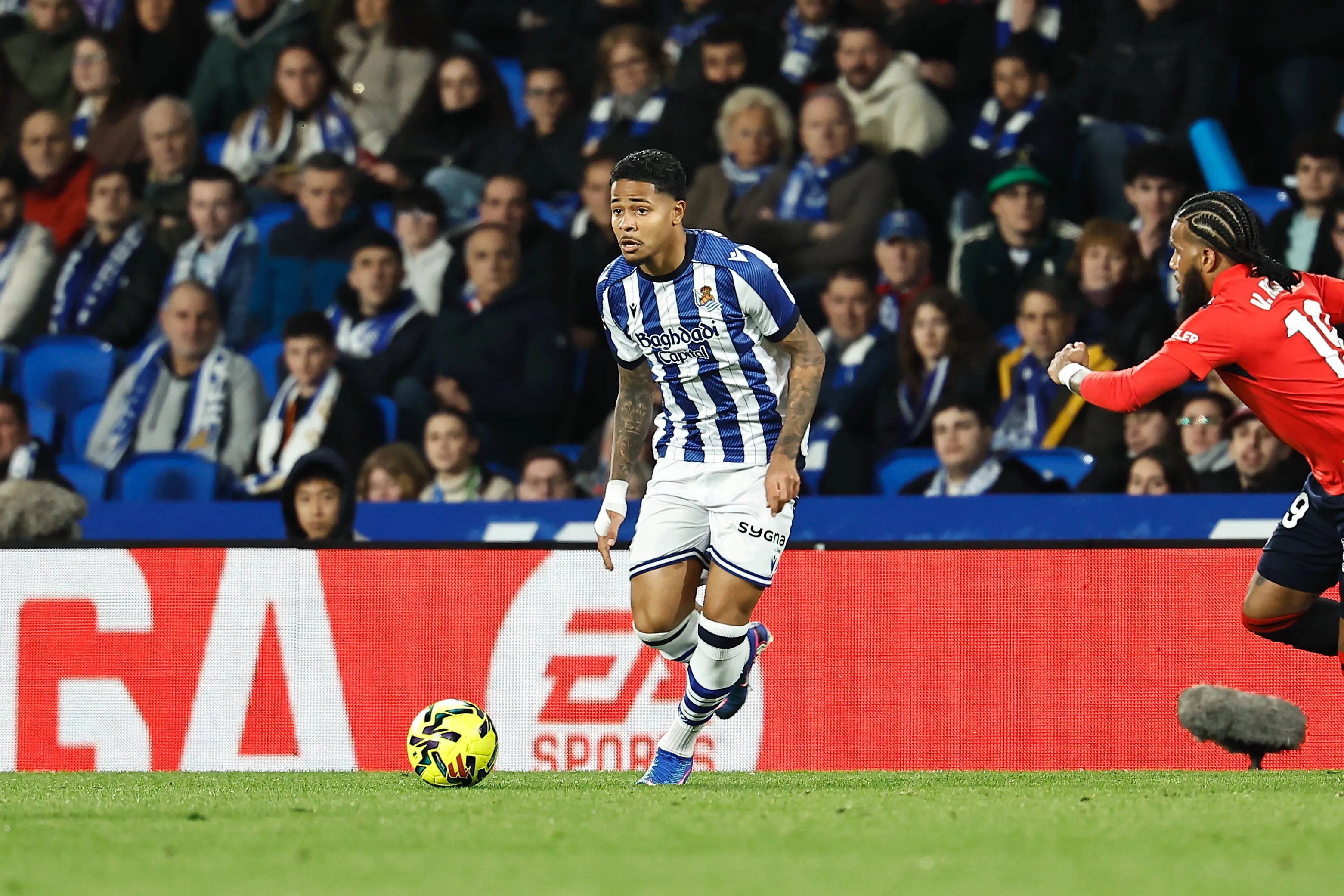 Wesley em campo pela Real Sociedad. Foto: IMAGO / AFLOSPORT