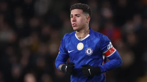 Enzo Fernández pode deixar o Chelsea. Foto: George Wood/Getty Images
