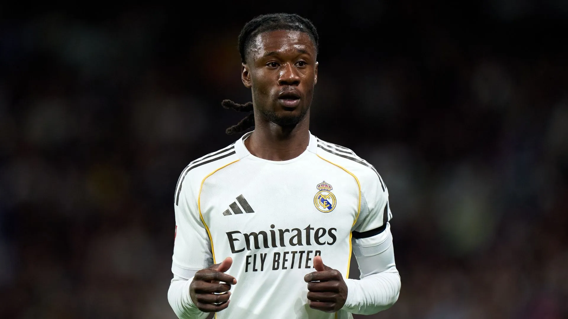 Camavinga também divide o vestiário com o atacante, no Real Madrid (foto: Angel Martínez/Getty Images)