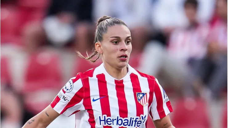 Gio Garbelini pelo Atlético de Madrid (Photo by Aitor Alcalde/Getty Images)