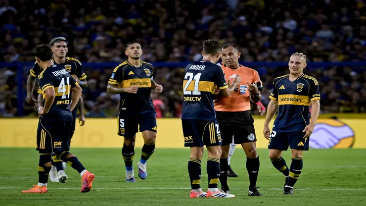 Boca Juniors em partida do Campeonato Argentino - Marcelo Endelli/Getty Images