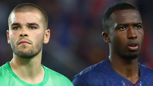 Lucas Chevalier e William Pacho. (Photo by Francesco Scaccianoce/Getty Images)