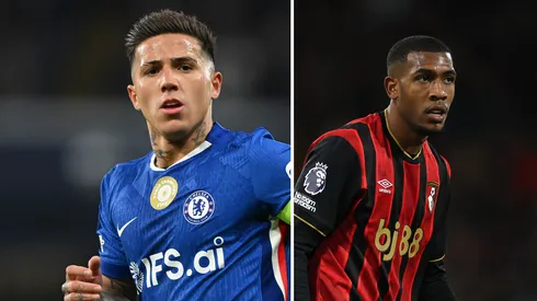 Enzo Fernández e Rayan estão na mira do Real Madrid. Fotos: Mike Hewitt/Getty Imagens | Eddie Keogh/Getty Imagens